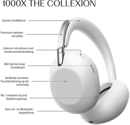 Sony 1000X THE COLLEXION – Premium draadloze koptelefoon met Noise Cancelling - Platinum — thumbnail 5