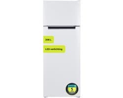 Exquisit KGC270-45-040DW - Koelvriescombinatie - 5 Jaar Garantie - Wit - 206 liter