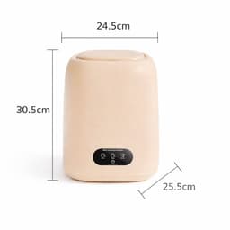Delightness Mini Wasmachine - Draagbare Wasmachine - Camping - Reis Wasmachine - Kamperen - 220V - Beige — thumbnail 8