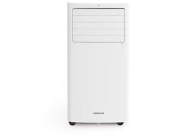 CREATE - Mobiele airco 4-in-1 WiFi 12000 BTU met warmtepomp - Wit - Met afvoerset voor schuifraam - SILKAIR DUAL CONNECT 12000