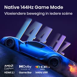 Hisense 75E7S PRO SmartTV - 75 inch - 4K Hi-QLED - 2026 - Native 144Hz Game Mode - Hi-QLED Colour - Built-in Subwoofer - AI Picture - AI Smooth Motion - AMD FreeSync Premium - Dolby Vision Atmos — thumbnail 11