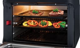 Clatronic FR 3747 H hetelucht-friteuse, olie- en vetvrij, 11 liter, sensor touchbediening, LED-display, zwart — thumbnail 7