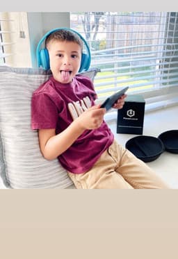 PowerLocus P2 draadloze Over-Ear Koptelefoon Inklapbaar koptelefoon voor kinderen - veilig volume van 85 dB- Bluetooth Hoofdtelefoon - Met microfoon — thumbnail 10