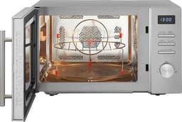 ETNA CMV334RVS - Combi magnetron - Vrijstaand - 1000 watt - 34 liter - Zwart — thumbnail 10