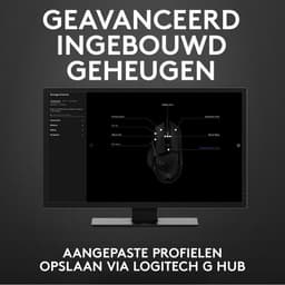 Logitech G502 HERO - Bedrade Gaming Muis - 25.600 DPI - Rechtshandig - Zwart — thumbnail 12