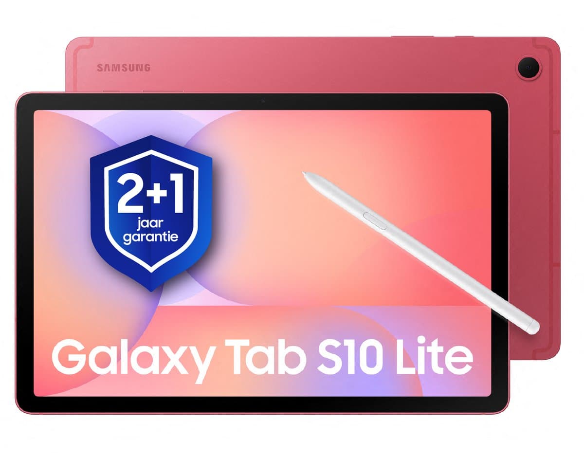 Samsung Galaxy Tab S10 Lite - Wifi - 256GB - Red + 1 jaar extra garantie — afbeelding 1