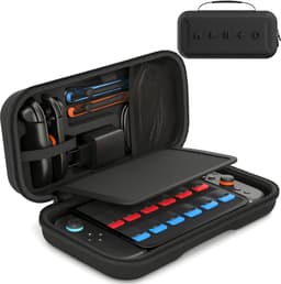 Sounix Case Geschikt voor Nintendo Switch 2 - Ingebouwde standaard - Hoesje Geschikt voor Switch 2 - Beschermhoes - Opbergtas - Zwart — thumbnail 1
