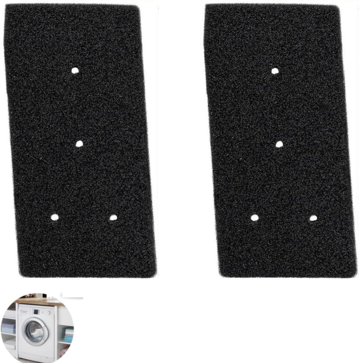 2 x Filterdroger - droger - Geschik voor Bauknecht Privileg Whirlpool Filters HX 481010716911 HMMR10440 -Spons filter- Herbruikbaar(21.8x10.9x1.27CM) — afbeelding 1