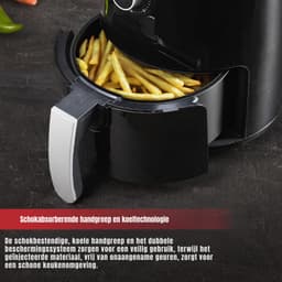 SCH® Mini airfryer - Airfryer - Airfryer klein - Zwart - ‎27cm x 27cm x 32cm — thumbnail 5