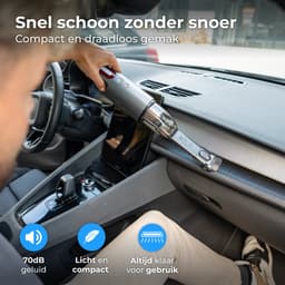 Nuvance Auto Stofzuiger - 6000Pa - Draadloos - Usb Oplaadbaar - Handstofzuiger - Autostofzuiger - Kruimelzuiger - Kleine Stofzuiger — thumbnail 10