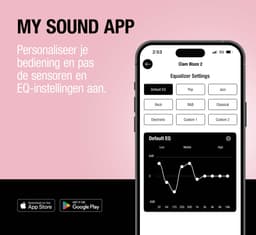 Fresh 'n Rebel Clam Blaze 2 – Draadloze Bluetooth Koptelefoon – 80 uur Speelduur – Inclusief App - Met volume wiel - Pastel Pink — thumbnail 2