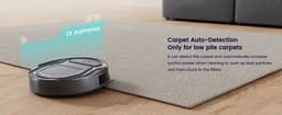CYRO - Robotstofzuiger - Robot Stofzuiger - Robotstofzuigers - Automatisch opladen - via Wi-fi/app/Alexa - 120min looptijd - Zwart — thumbnail 14