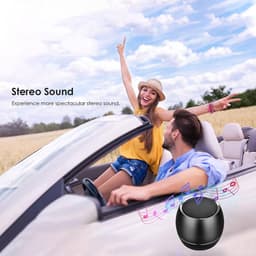 Portable Bluetooth Speaker - Mini Draagbare Luidspreker - 6 Uur Speeltijd - Stereo Pairing - Bluetooth 5.0 -3cm*4cm - Zwart — thumbnail 3