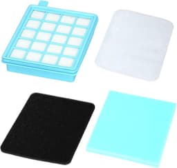 2x HEPA Filter Set geschikt voor Philips PowerPro Compact/Active Series Stofzuiger – Stofzuigerfilter Filterset Vervangingsset FC8058/01 — thumbnail 5
