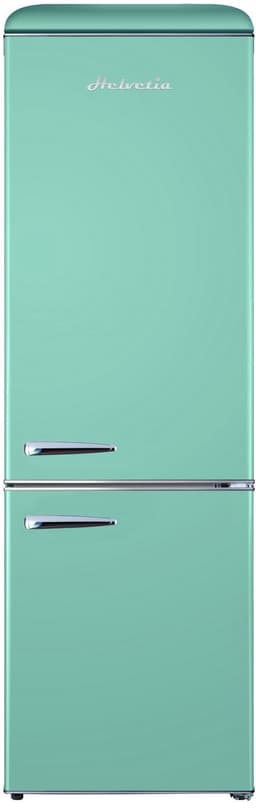 Helvetia Retro Koel-vriescombinatie HRCBGR300PEV1 - Groen - 300L - Led Verlichting - XL - 192cm Hoog — thumbnail 13