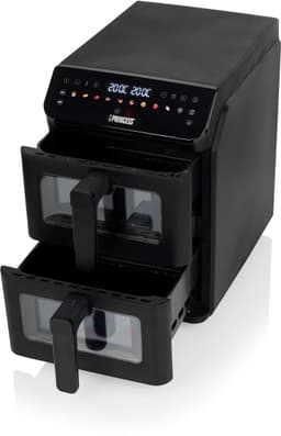 Princess Heteluchtfriteuse - 182490 - 3000W - Stack Airfryer 11,2L - PFAS-Vrij - 2 lades (Sync) - 11 Bakprogramma's - Bespaart 45% ruimte - Dubbele gestapelde lades — thumbnail 16