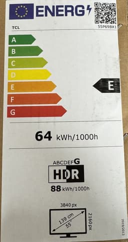 TCL 55P69B - 55 inch - 4K QLED - 2024 — thumbnail 2