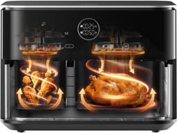 Xiaomi Dual Zone Air Fryer 10L – Dubbele Airfryer voor complete maaltijden met 2 kookzones — thumbnail 8