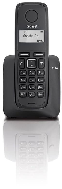 Gigaset A116 - DECT telefoon - 1 Handset - Zwart — thumbnail 4