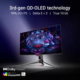 ASUS ROG Swift OLED PG32UCDMZ - 4K OLED Gaming Monitor - USB-C 90W Power Delivery - 0.03ms - 240Hz - 32 inch — thumbnail 15