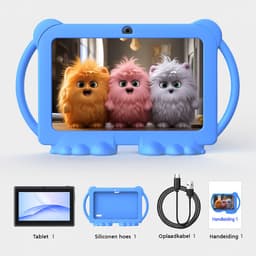 Kindertablet – Kindertablet vanaf 3 jaar – 7 inch – Android 14 – 4GB RAM + 32GB – Educatieve Kinder Tablet met Ouderlijk Toezicht – Schokbestendige Siliconen Hoes – Roze — thumbnail 8