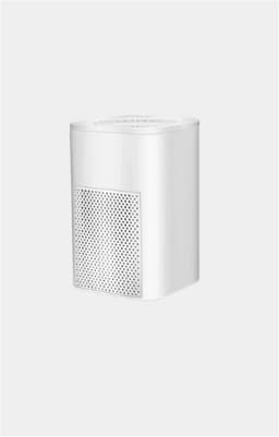 BolFlow® Luchtreiniger - HEPA - USB - Air purifier - Koolstoffilter - Ionisator - Stil & Compact - Voor Kantoor, Auto, Thuis - Wit — thumbnail 1