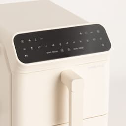 CREATE - 11,2 L Airfryer met dubbele laag en onafhankelijke bediening, Gebroken wit - AIR FRYER DUAL STACK — thumbnail 3
