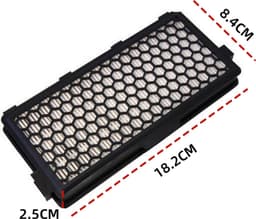 3 stuks Hepa Filter - geschikt voor Miele Classic Compact C1, Complete C2 & C3 - SF-HA 50、S4、S5、S6、S8、S4000、S5000 - Koolstof Filter — thumbnail 2