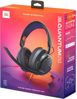 JBL Quantum 250 - Bedrade Gaming Headset - Over-ear Koptelefoon met Microfoon - 3.5 mm Jack - Voor PC, PlayStation, Xbox & Laptop - Zwart — thumbnail 4