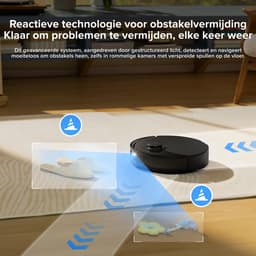 Roborock Q10 PF - Robotstofzuiger met dweilfunctie - 10000Pa - Dubbele anti-klit - automatisch wissen - LiDAR-navigatie - 8 mm automatisch liftend mopsysteem - verboden zone - S8/Q5 Max/Q8 Max upgrade(Q10 X5) — thumbnail 11