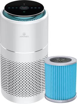 Aironex Luchtreiniger met Hepa Filter – Tegen Allergie & Hooikoorts - HEPA 13 + Ionisator – CADR 365 m³/u – 55 m² – Stil – Luchtkwaliteitsindicator - Air Purifier -Luchtreinigers — thumbnail 1