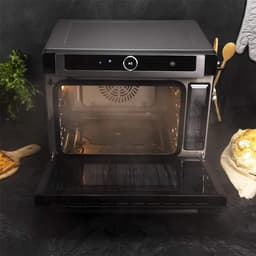 MMP® Stoomoven - Zwart - 60cm x 56cm x 52cm — thumbnail 6