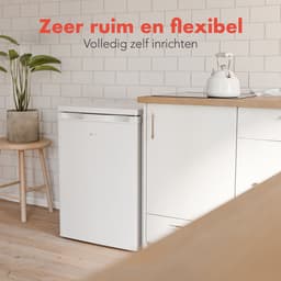 KitchenBrothers Koelkast - 127L - Tafelmodel - IJskast - Frigo - Vrijstaand - Wit — thumbnail 3