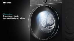 Hisense WF5I1045BBQ Wasmachine - Voorbelading - 10,5 kg - 1400 RPM - Zwart - A-klasse - ConnectLife - Quick Wash - Pure Jet - iFit - iPlay - Trommelverlichting — thumbnail 22