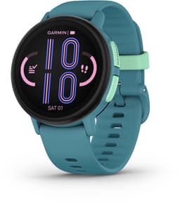 Garmin Bounce 2 - Smartwatch voor kinderen - 43 mm - AMOLED - Live locatie-tracking - Turquoise — thumbnail 3