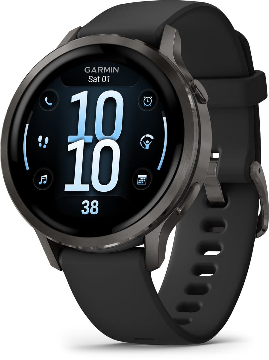 Garmin Venu 4 - Multisport smartwach - 41 mm - AMOLED - Slate Grijs/Zwart — afbeelding 1