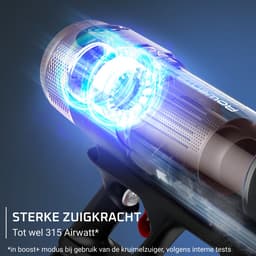 Rowenta X-Force Flex 16.60 RH9CD9 - Steelstofzuiger - Draadloos - Met dweilfunctie - 315 Airwatt - Flexibele buis - 2 uur gebruikstijd - Blauwe LED verlichting zuigmond — thumbnail 11