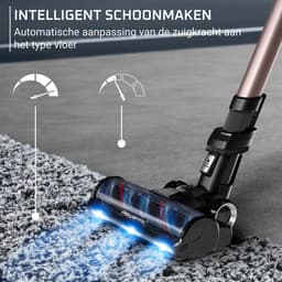 Rowenta X-Force Flex 16.60 RH9CD9 - Steelstofzuiger - Draadloos - Met dweilfunctie - 315 Airwatt - Flexibele buis - 2 uur gebruikstijd - Blauwe LED verlichting zuigmond — thumbnail 4