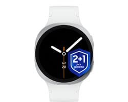 Samsung Galaxy Watch8 - smartwatch - 40mm - LTE - Zilverkleurig + 1 jaar extra garantie