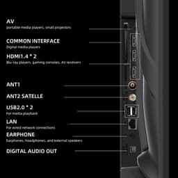 CHiQ L43QM10V - Smart TV 43 Inch - QLED Pro Google TV - Full HD - Randloos Metal Design - Dolby Audio - 2025 Nieuw — thumbnail 6