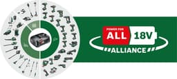 Bosch UniversalVac 18 Accu steelstofzuiger - Handstofzuiger - Incl. accessoires - Zonder 18 V accu en oplader — thumbnail 2