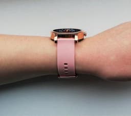 Belesy® SMART - Smartwatch Dames - Smartwatch Heren - Horloge - Stappenteller - 1.3 inch - Kleurenscherm - Full Touch - Bluetooth Bellen - Goud - Roze - Siliconen - Moederdag — thumbnail 11