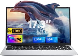 ACEMAGIC AX17Pro 17.3 Zoll FHD Laptop - Ryzen 4300U Processor tot 3.7GHz (Beat N-95) - 16GB DDR4 512GB SSD - WiFi 5 - BT5.0 - Grijs — thumbnail 1