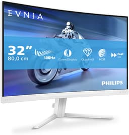 Philips Evnia 32M2C5501 - Full HD Curved Gaming Monitor - AI Ambiglow - 180hz - 32 inch — thumbnail 1