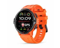 Evy24 Smartwatch GPS - Sporthorloge Heren en Dames - Belfunctie - Waterdicht - Hartslagmeter - Stappenteller - iOS en Android - Rood