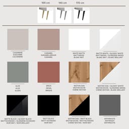 Tv-meubel - Dressoir Media Console - Woonkamer Inrichting - Push-to-open Systeem - 140 x 52 x 32 cm — thumbnail 5