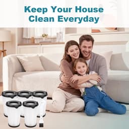 5x Filters geschikt voor AEG CX7-2 & Electrolux Ergorapido - geschikt voor Vervangt AEF150 - Wasbaar HEPA Filter - Stofzuigerfilters Set - 5 Stuks — thumbnail 3