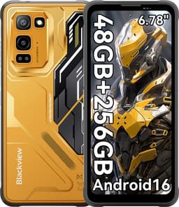 Blackview FORT 5 - Robuuste Smartphone - 4G - 36GB RAM - 256GB ROM - 6.78 inch 120Hz - Robuuste Telefoon - Nachtzicht - Android 16 - NFC - GPS - Geel — thumbnail 1