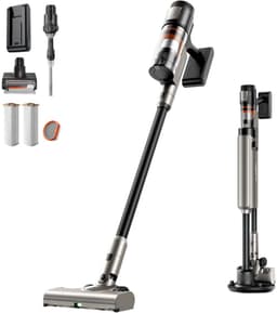 UWANT V600 Steelstofzuiger met Dweilfunctie - Draadloze Stofzuiger zonder Zak - Zelfreinigend Dweilsysteem - 32kPa Zuigkracht - Elektrische Dweil — thumbnail 1