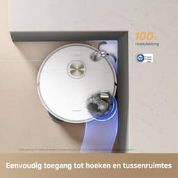 Dreame Robotstofzuiger L50s Pro Ultra - Robotstofzuiger met dweilfunctie - Automatisch Leegstation - 30.000 Pa zuigkracht - Geschikt voor huisdierharen - DryBoard - Wit — thumbnail 16